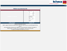 Tablet Screenshot of portal.kiwa.info